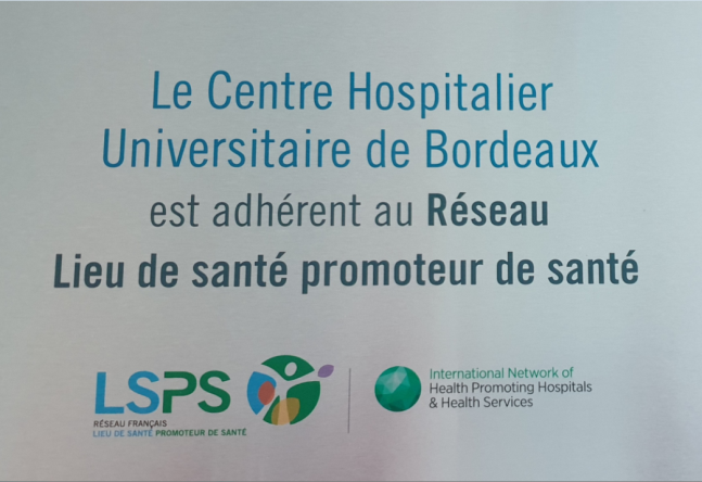 Photo de la plaque installée dans notre service LSPS