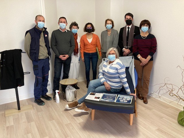 Un espace de détente et de déconnexion mis à la disposition de l'ensemble des professionnels : la salle cocon à l'hôpital Xavier Arnozan Un espace de détente et de déconnexion mis à la disposition de l'ensemble des professionnels : la salle cocon à l'hôpital Xavier Arnozan