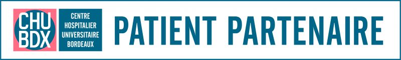 Logo combi CHU BDX_Patient partenaire