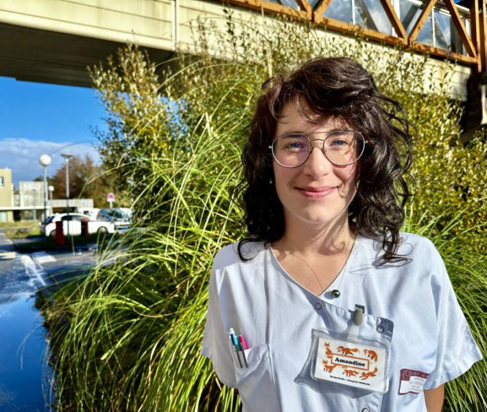 Amandine André-Billeau, manipulatrice radio au CHU de Bordeaux 