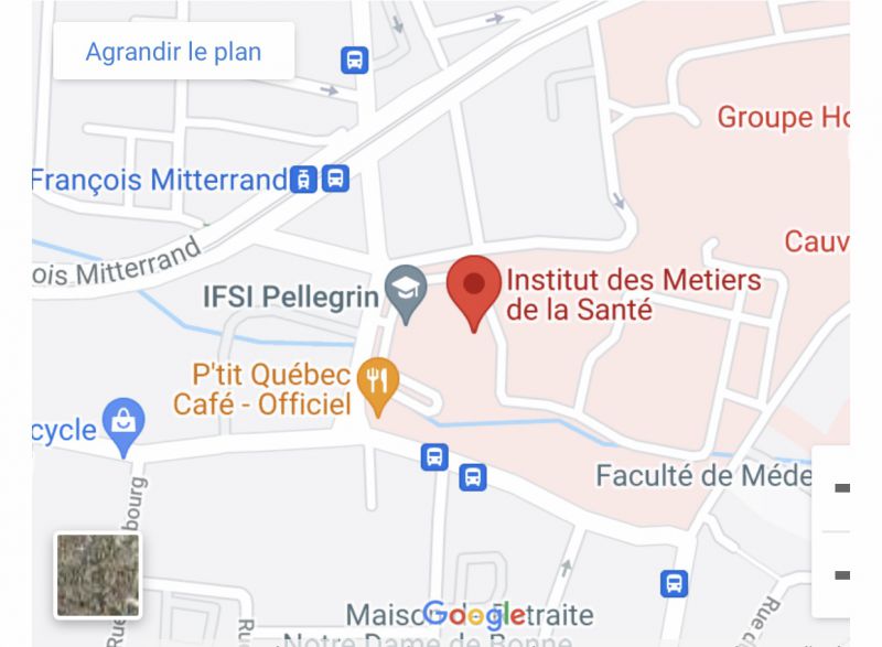 PLAN accès IMS Pellegrin