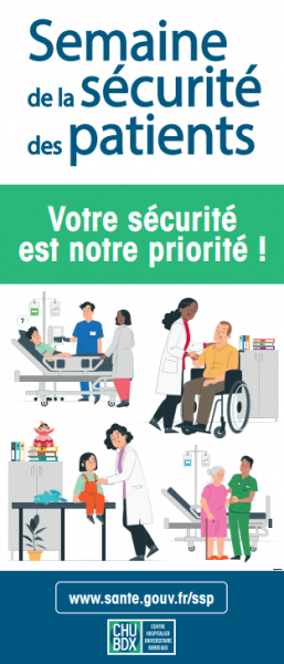 semaine sécurité patients CHU de Bordeaux 2023