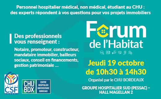 Forum Habitat 2023 CHU Bordeaux