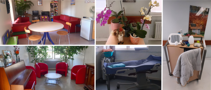 Salons de détente en soins palliatifs