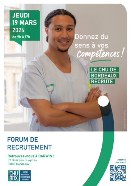 Forum de recrutement du CHU de Bordeaux - 19 mars 2026