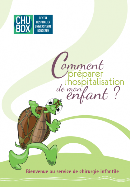 livret d'accueil chirurgie pediatrique infantile 3eme B hopital des enfants chu bordeaux page de garde livret d'accueil 3b