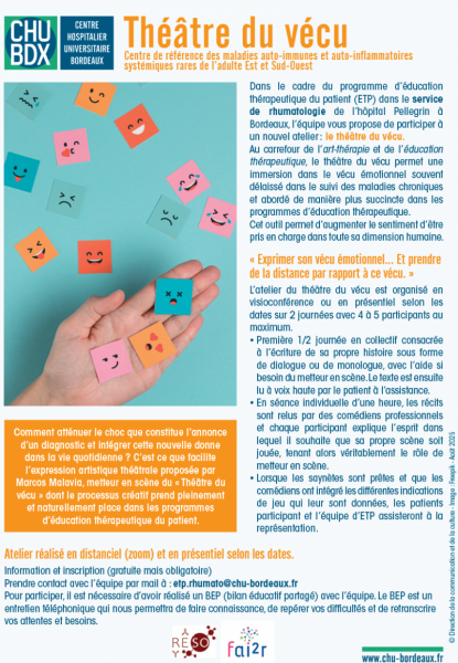 Exprimer son vecu emotionnel - théâtre du vécu
