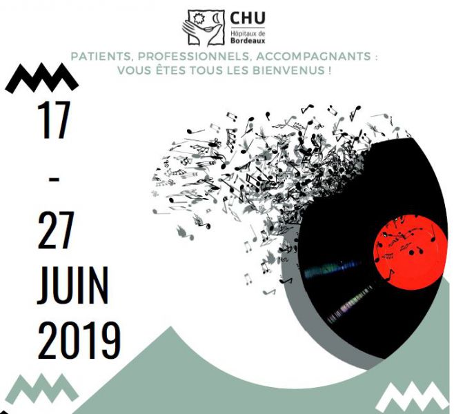 visuel fête de la musique au chu de bordeaux