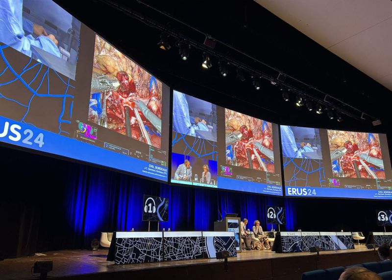Le congrès européen d'urologie robotique (ERUS) durant lequel s'est déroulée l'opération en réalité augmentée. © ERUS Le congrès européen d'urologie robotique (ERUS) durant lequel s'est déroulée l'opération en réalité augmentée. © ERUS