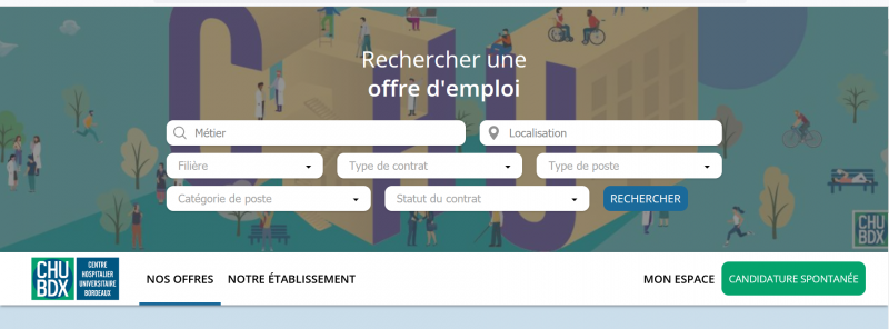 nouvelle plateforme emploi chu bordeaux