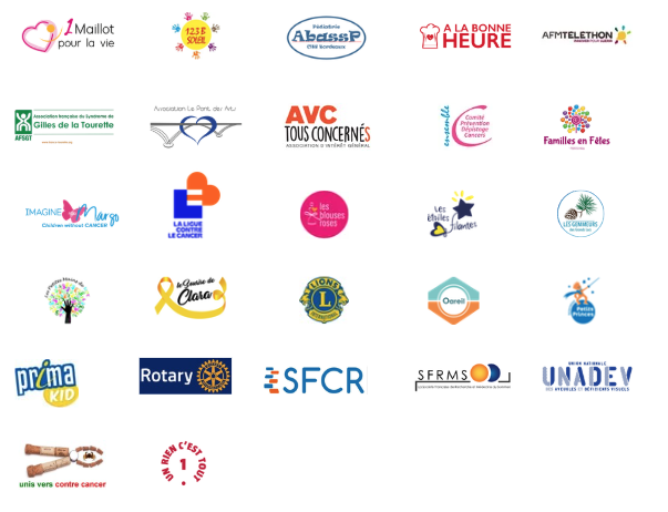Logos des associations qui nous soutiennent