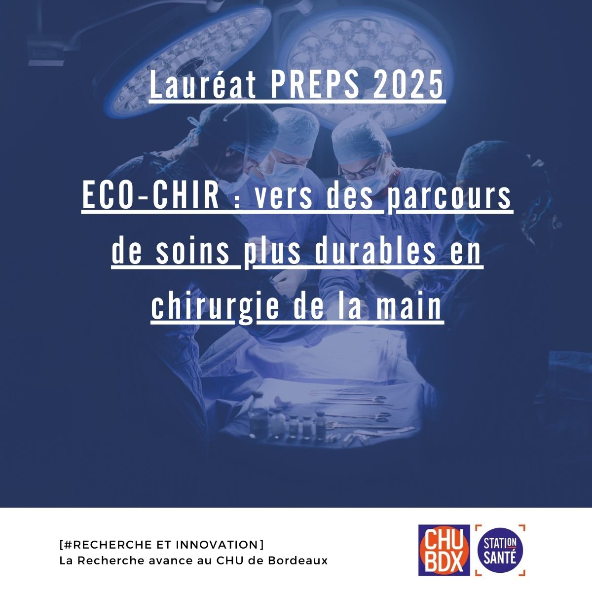 Eco CHIR - Lauréat PREPS 2025