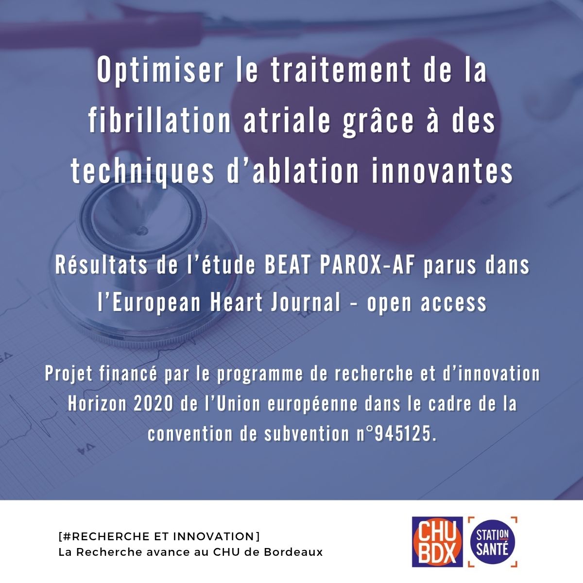 Résultats de l'étude BEAT PAROX AF