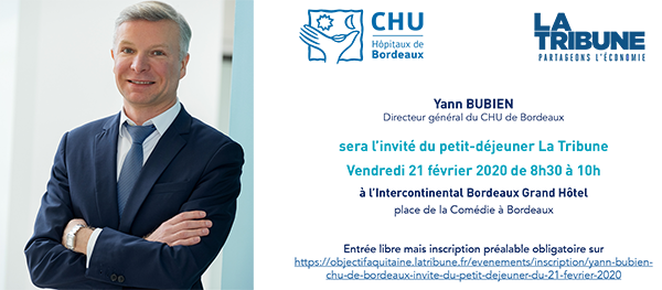 Yann Bubien est l'invité de la TRIBUNE 21 février 2020