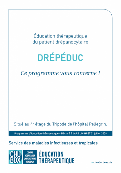 ETP drepanocytose CHU de bordeaux