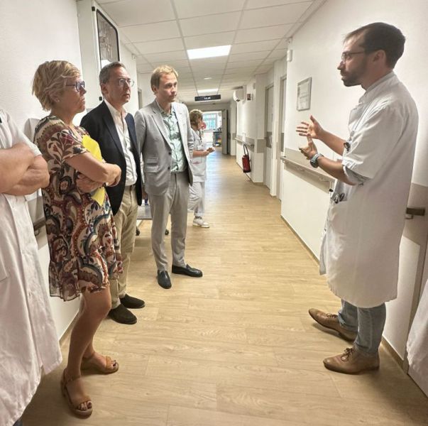 Visite du service hématologie et thérapie cellulaire