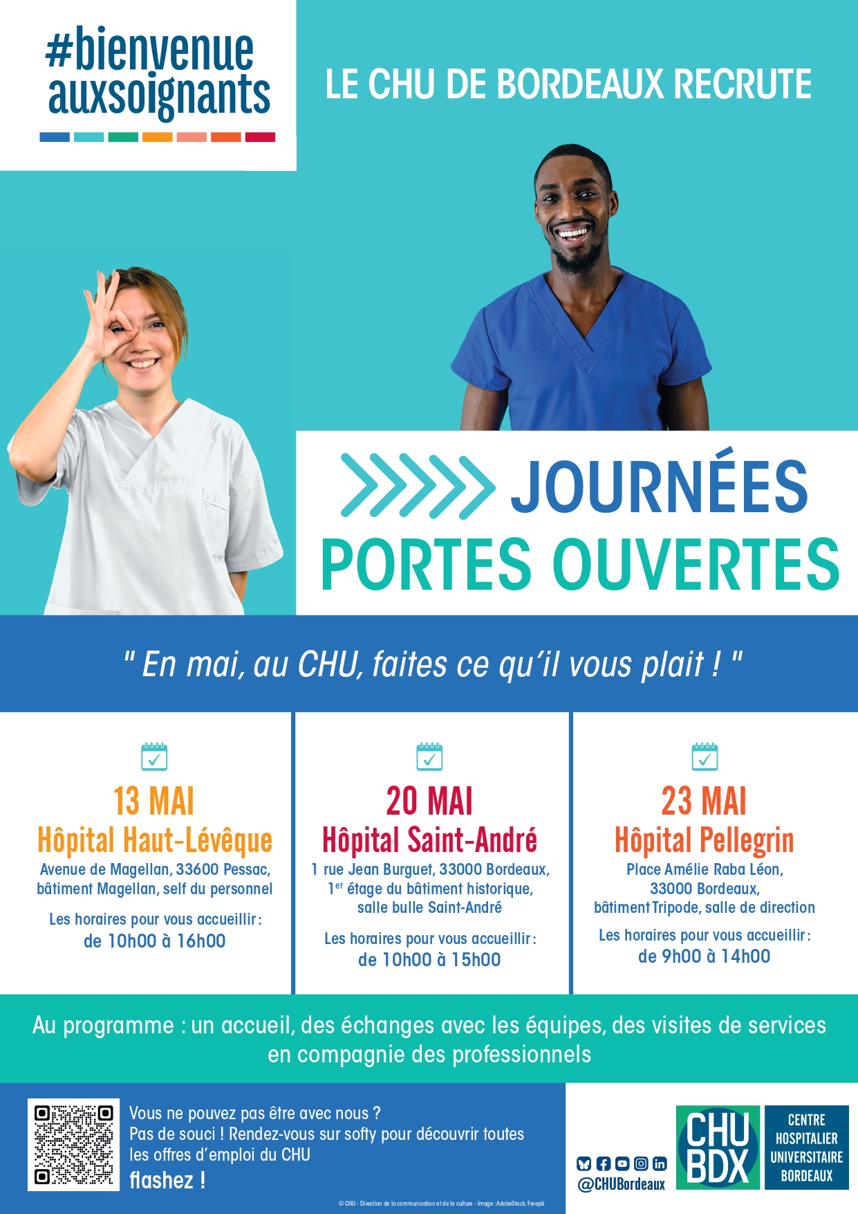 Journées portes ouvertes 2025 au CHU de Bordeaux