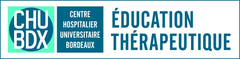 Logo combi CHU BDX_Education therapeutique
