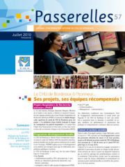 Passerelles - Journal interne CHU de Bordeaux N°57 Passerelles - Journal interne CHU de Bordeaux N°57