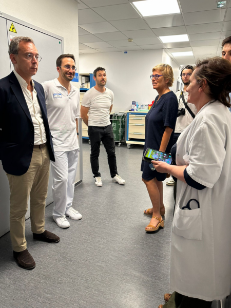 Le CHU de Bordeaux inaugure la nouvelle unité d'hospitalisation de courte durée des urgences de l'hôpital Saint-André