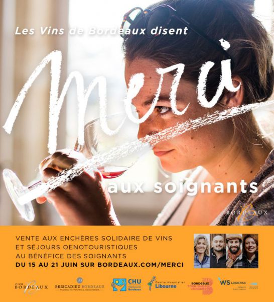 Les Vins de Bordeaux disent MERCI aux soignants!