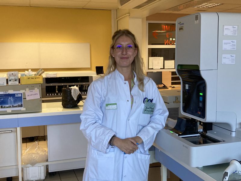 Marion, technicienne de laboratoire d'urgence