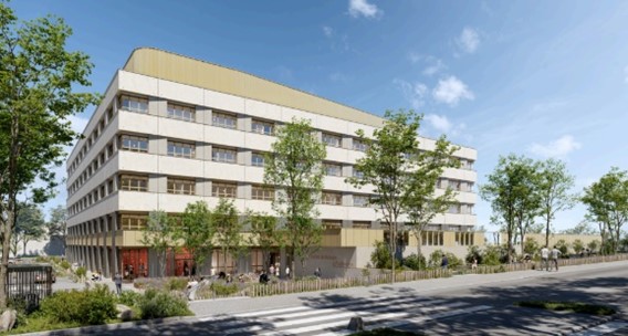 Le futur institut de biologie et pathologie situé à l'hôpital Haut-Lévêque