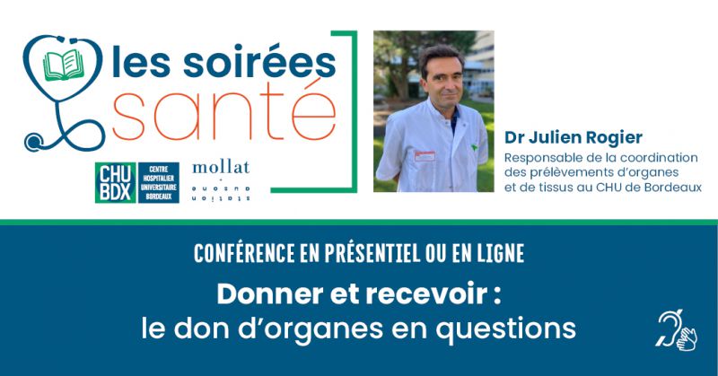Soirée Santé Mollat - Don d'organes