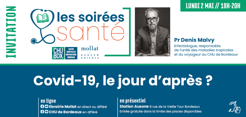 Soiree sante Mollat Pr Malvy Denis covid