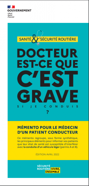 brochure sécurité routière aptitude conduite