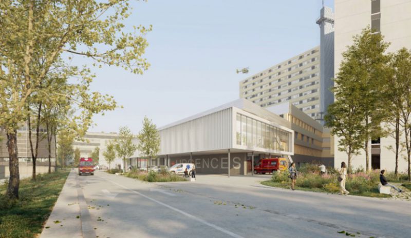 Projet d'extension du service urgences SAMU SMUR du CHU de Bordeaux