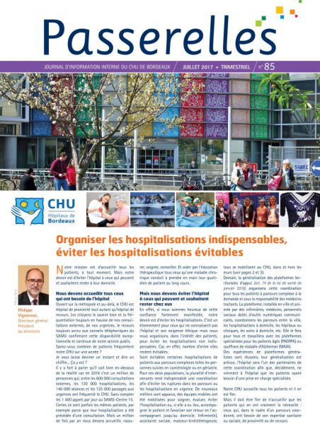 couverture journal passerelles juillet