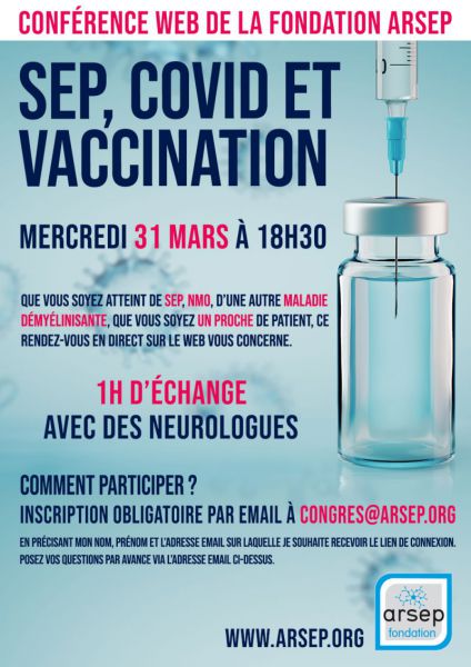Webinaire SEP VACCIN COVID ARSEP 31 mars 2021 WebinaireSEPVACCINCOVIDARSEP31032021