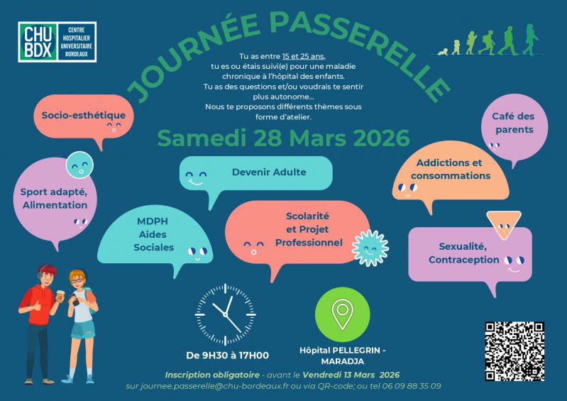 Affiche Journée Passerelle MARADJA CHU BDX 28032026
