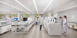 Le futur institut de biologie et pathologie situé à l'hôpital Haut-Lévêque