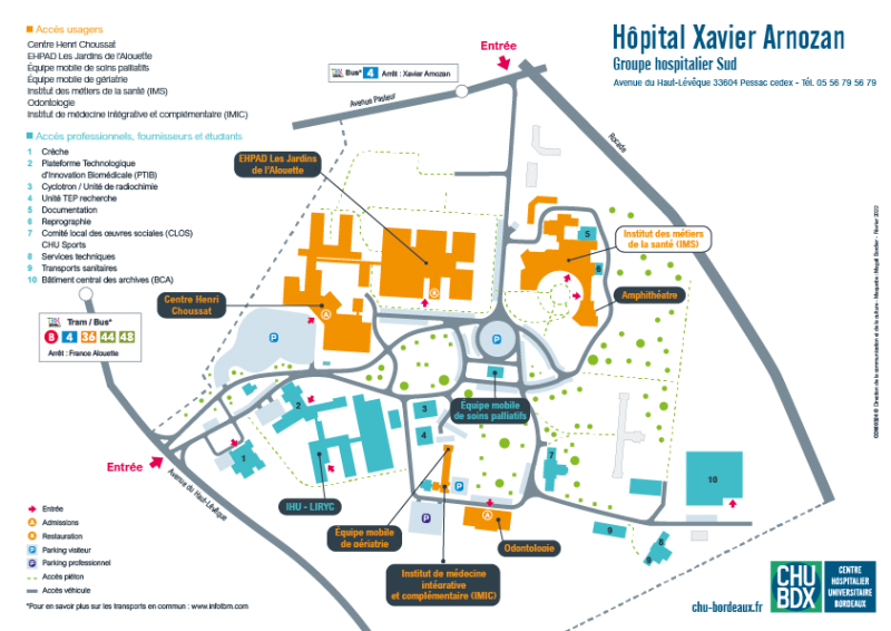 Plan CHU de Bordeaux_Xavier-Arnozan_IMIC