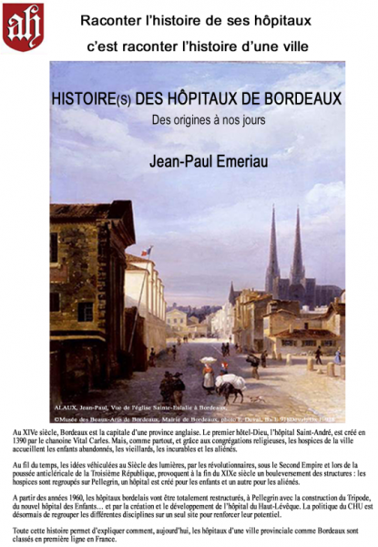 histoire de Bordeaux ouvrage historique Pr Emeriau