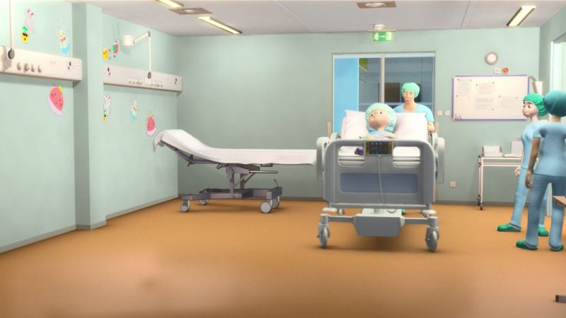 lou se fait opérer, film opréation pédiatrie