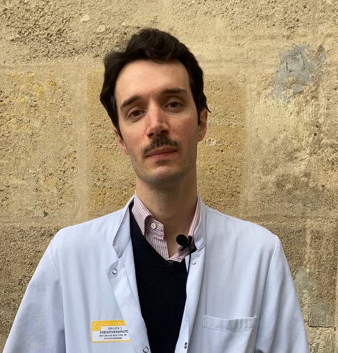 Thomas Gallice, masseur kinésithérapeute au CHU de Bordeaux