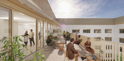 Le futur institut de biologie et pathologie situé à l'hôpital Haut-Lévêque
