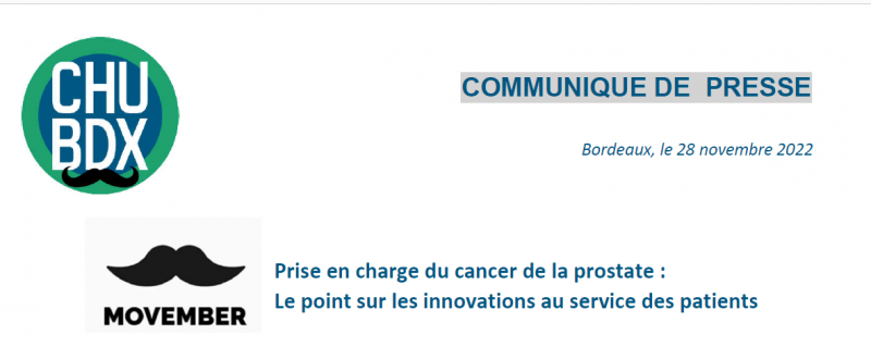 movember au CHU de Bordeaux