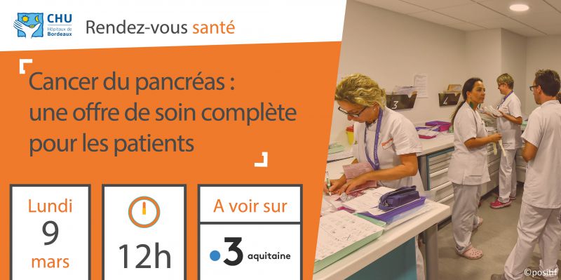 RDV France 3, le chu de bordeaux à la pointe du traitement du cancer du pancréas