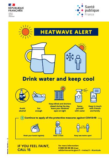 Heatwave alert covid Heatwave alert covid