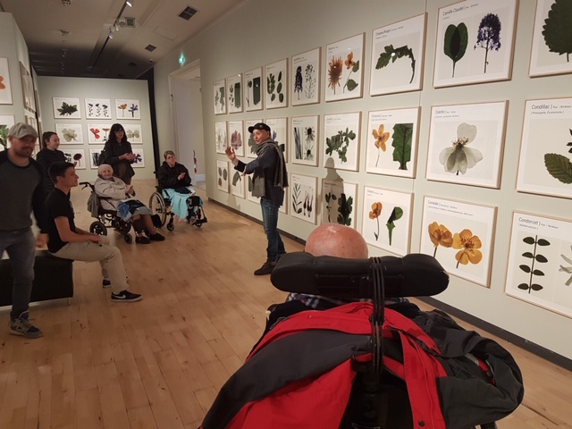 visite slamée galerie des Beaux Arts 