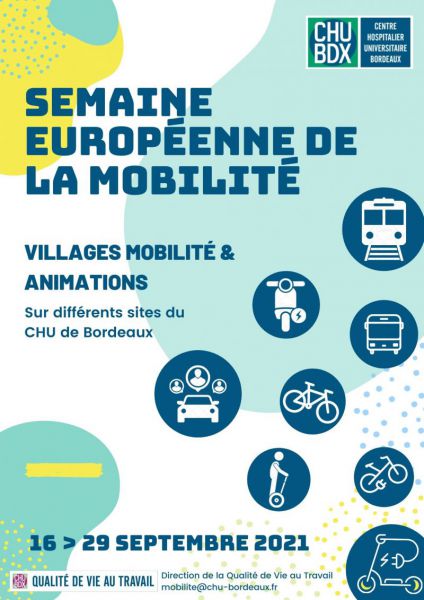 Affiche Semaine Européenne de la Mobilité 2021