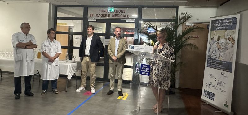 Inauguration des salles de naissance et des urgences gynéco-obstétricales rénovées du centre Aliénor d'Aquitaine du CHU de Bordeaux