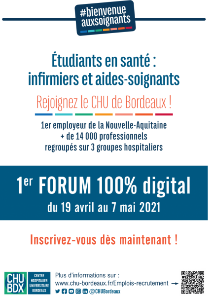 Forum emploi digital chu de bordeaux 2021