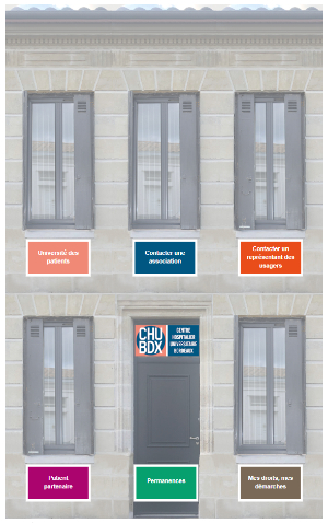 maison des usagers CHU de Bordeaux