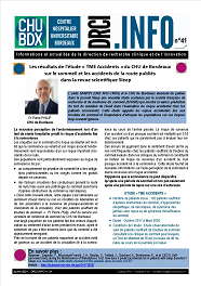 DRCI INFO N°41 - TME Accidents étiquette