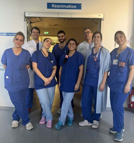 Photo équipe - Salle de simulation